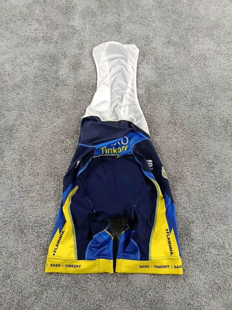 Używany Sportful cuissard court velo homme taille xl -44 7121 cyclisme route respirant saxo tinkoff bike — zdjęcie 5 z 10