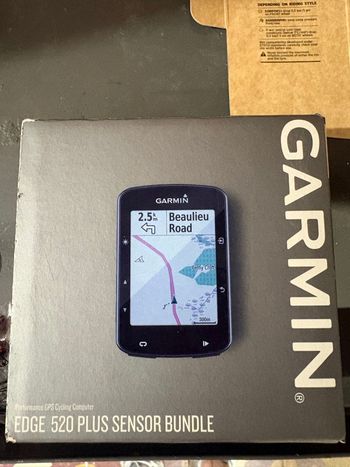 Used Garmin Edge 520 Plus GPS Bike Computer bike