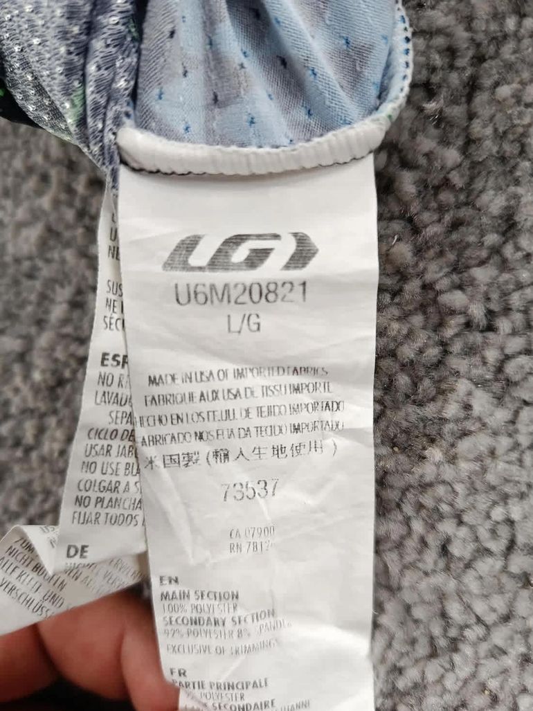 Used Louis Garneau maillot velo homme taille l -32 6706 cyclisme route respirant bike — image 11 of 12