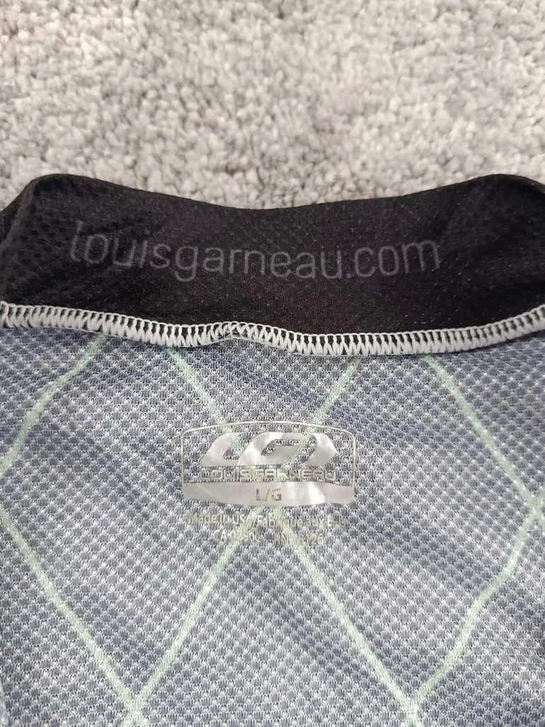 Used Louis Garneau maillot velo homme taille l -32 6706 cyclisme route respirant bike — image 9 of 12