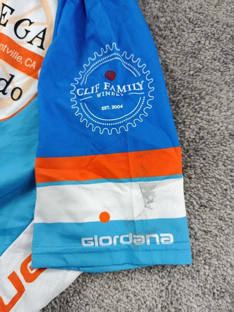 Used Giordana maillot velo homme taille xl -67 6943 cyclisme route respirant usa bike — image 3 of 9