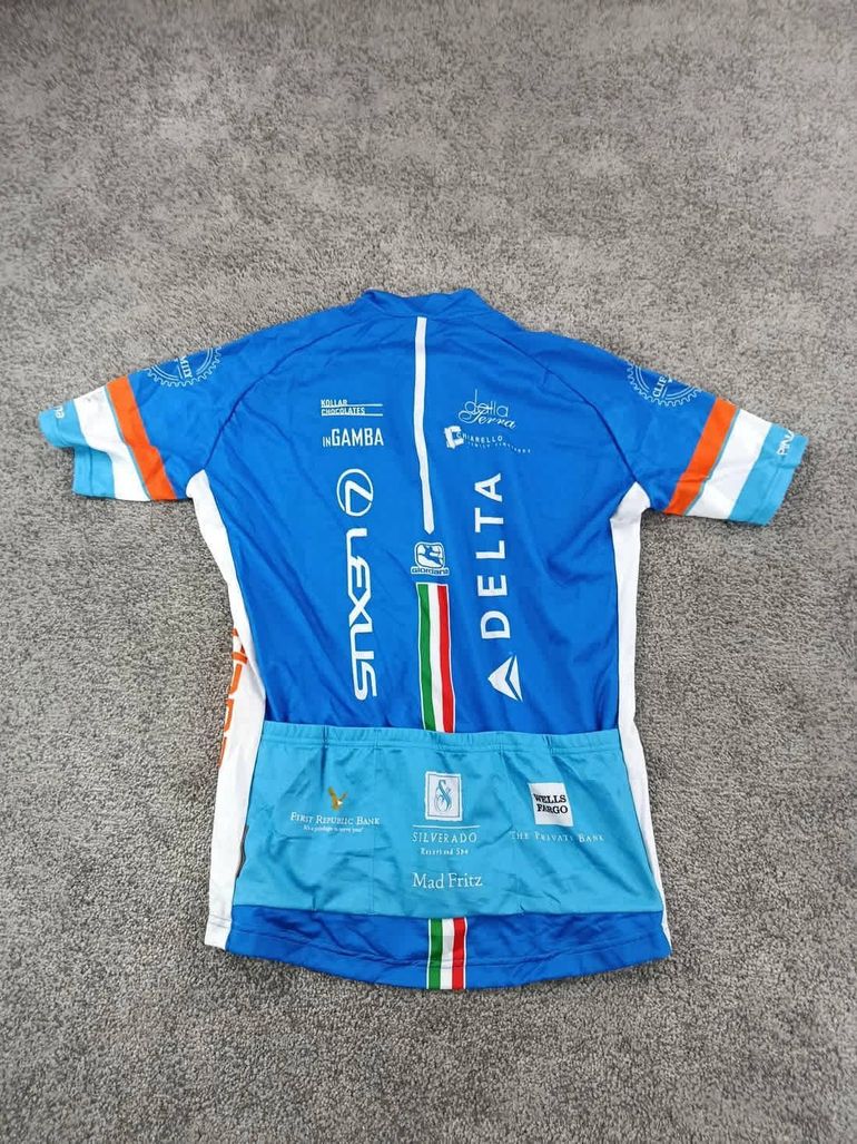 Used Giordana maillot velo homme taille xl -67 6943 cyclisme route respirant usa bike — image 8 of 9