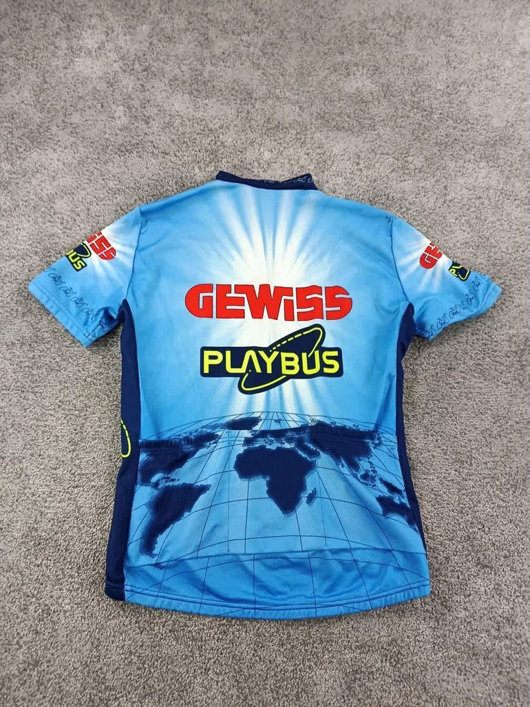 Used Biemme maillot velo homme taille xl -71 6975 cyclisme route respirant Gewiss-Playbus bike — image 6 of 9