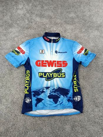 Used Biemme maillot velo homme taille xl -71 6975 cyclisme route respirant Gewiss-Playbus bike