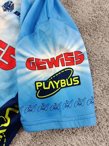 Used Biemme maillot velo homme taille xl -71 6975 cyclisme route respirant Gewiss-Playbus bike — image 2 of 9