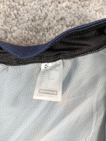 Used BTWIN maillot velo homme taille l -02 7771 cyclisme route respirant bike — image 4 of 8