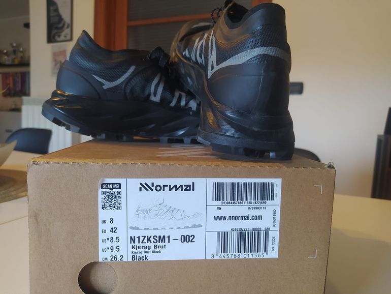 Used NNormal Kjerag Brut Black Trail Running Shoes bike — image 2 of 7