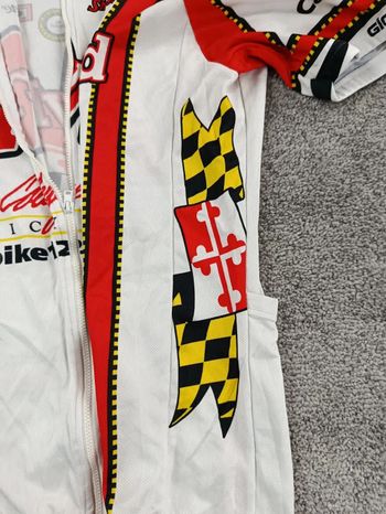 Used Giordana maillot velo homme taille l -61 7030 cyclisme route respirant maryland usa bike — image 3 of 8
