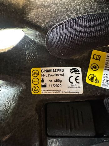 Used cratoni C-Maniac Pro Helmet bike — image 5 of 6