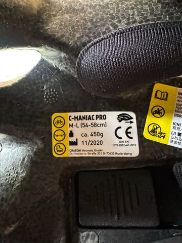cratoni C-Maniac Pro Helmet bike usato — immagine 5 di 6