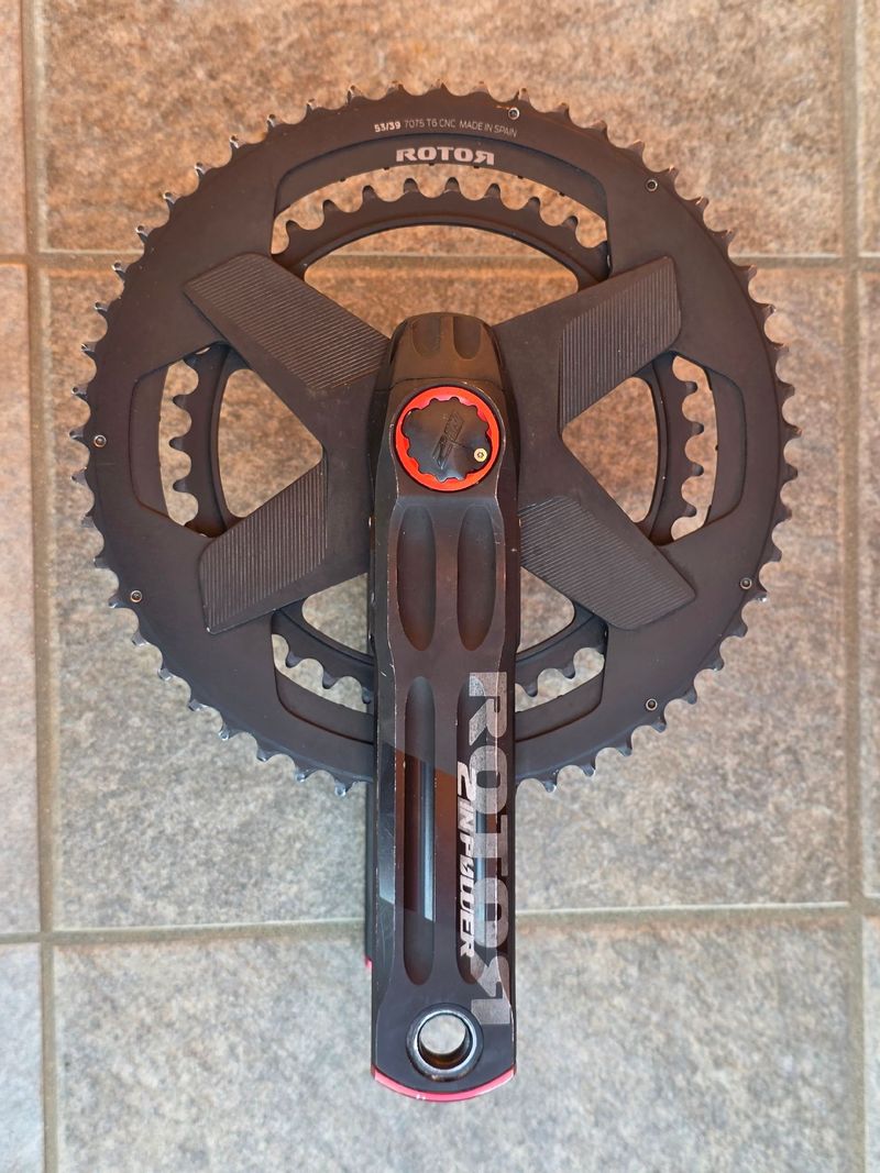 Brugt Rotor 2INpower DM Crankset Drivetrain & Pedals