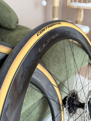 Used Campagnolo Bora Ultra WTO 45 C23 Disc Brake bike — image 4 of 5