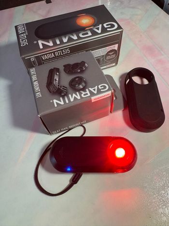Used Garmin Varia RTL515 Rearview Radar Tail Light bike — image 2 of 3