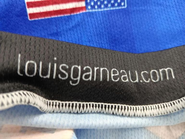 Used Louis Garneau maillot velo homme taille l -32 6662 cyclisme route respirant Nevada las vegas bike — image 4 of 8