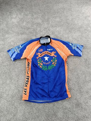 Used Louis Garneau maillot velo homme taille l -32 6662 cyclisme route respirant Nevada las vegas Cycling Clothing