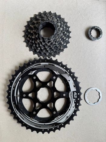 Used Sunrace 11-speed Cassette 11-42 bike