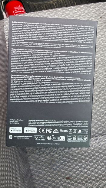Used Oakley Meta AI Glasses 2026 bike — image 6 of 6