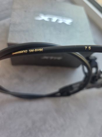Used Shimano XTR BL-M9100 Brake Lever Hose 70cm Left bike — image 4 of 4