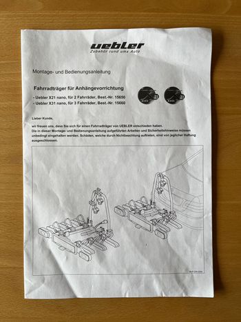 Used Uebler X31 Nano bike — image 7 of 7