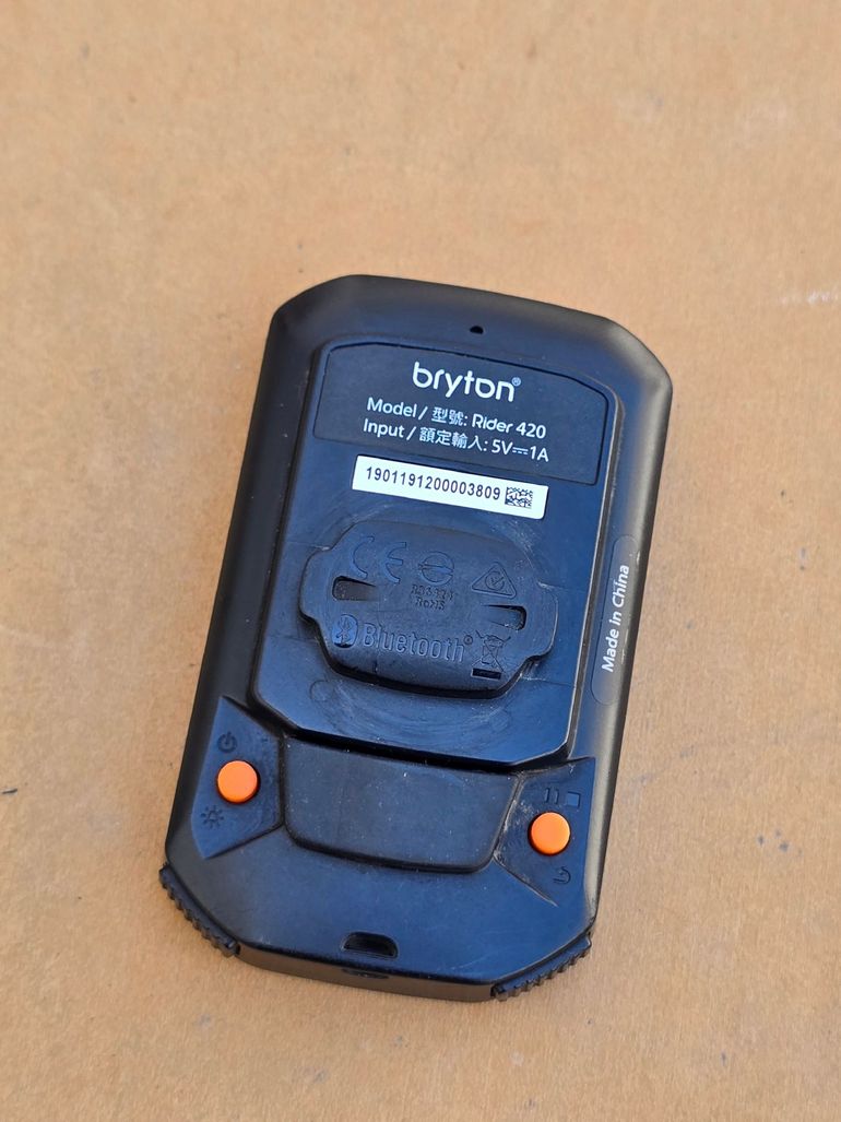 Used Bryton Rider 420 GPS Cycling Computer 2020 bike — image 2 of 3