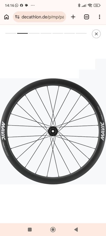 Used Mavic Cosmic S 42 Disc Wheelset 2026 bike — image 3 of 12