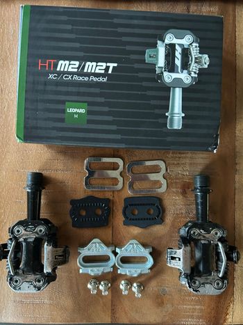 Used Ht M2 Leopard Pedals bike