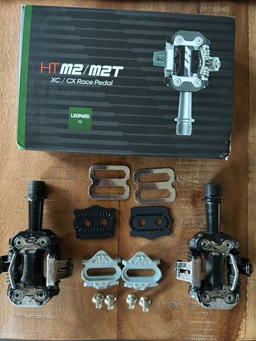 Used Ht M2 Leopard Pedals Drivetrain & Pedals