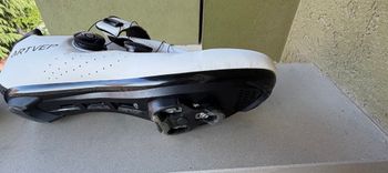 Used Shimano Scarpe taglia 43 con tacchette Look, pedali SPD MTB Gravel, pedali Look Keo Blade Carbon Ceramic bici da corsa bike