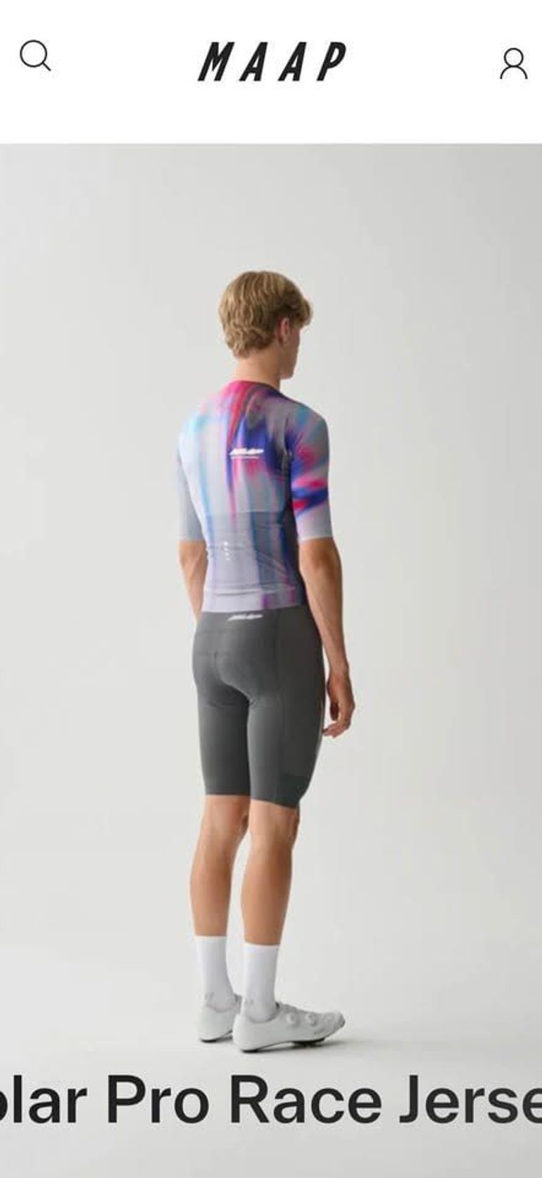 Used MAAP Solar Pro Race Jersey L bike — image 4 of 4