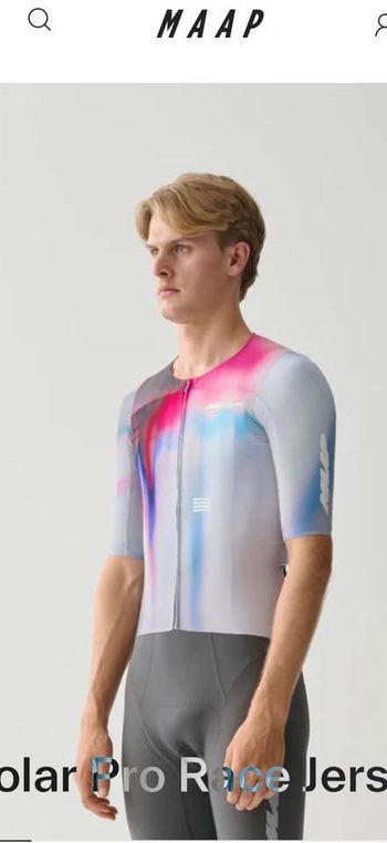 Used MAAP Solar Pro Race Jersey L bike — image 3 of 4