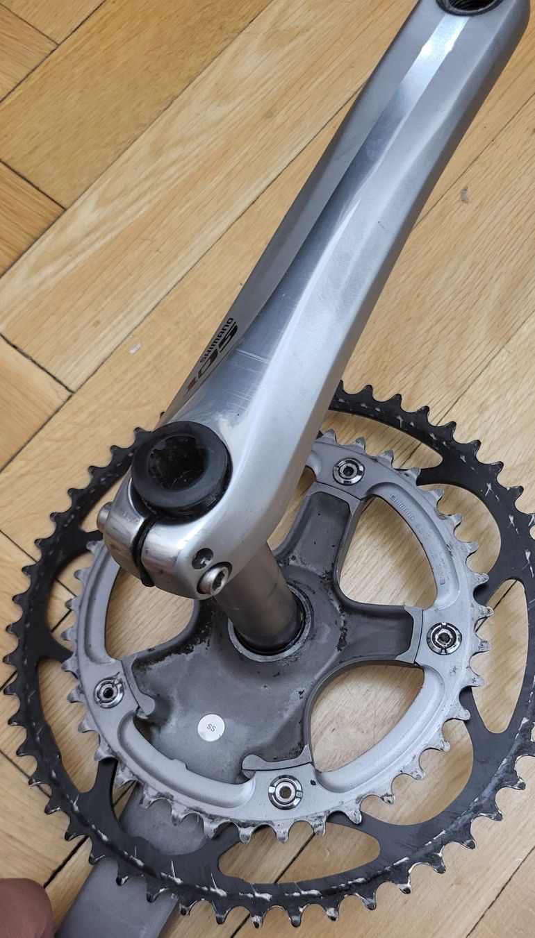 Used Shimano 105 crankset FC-5700 bike — image 4 of 6