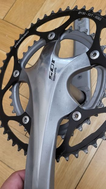 Used Shimano 105 crankset FC-5700 bike — image 2 of 6
