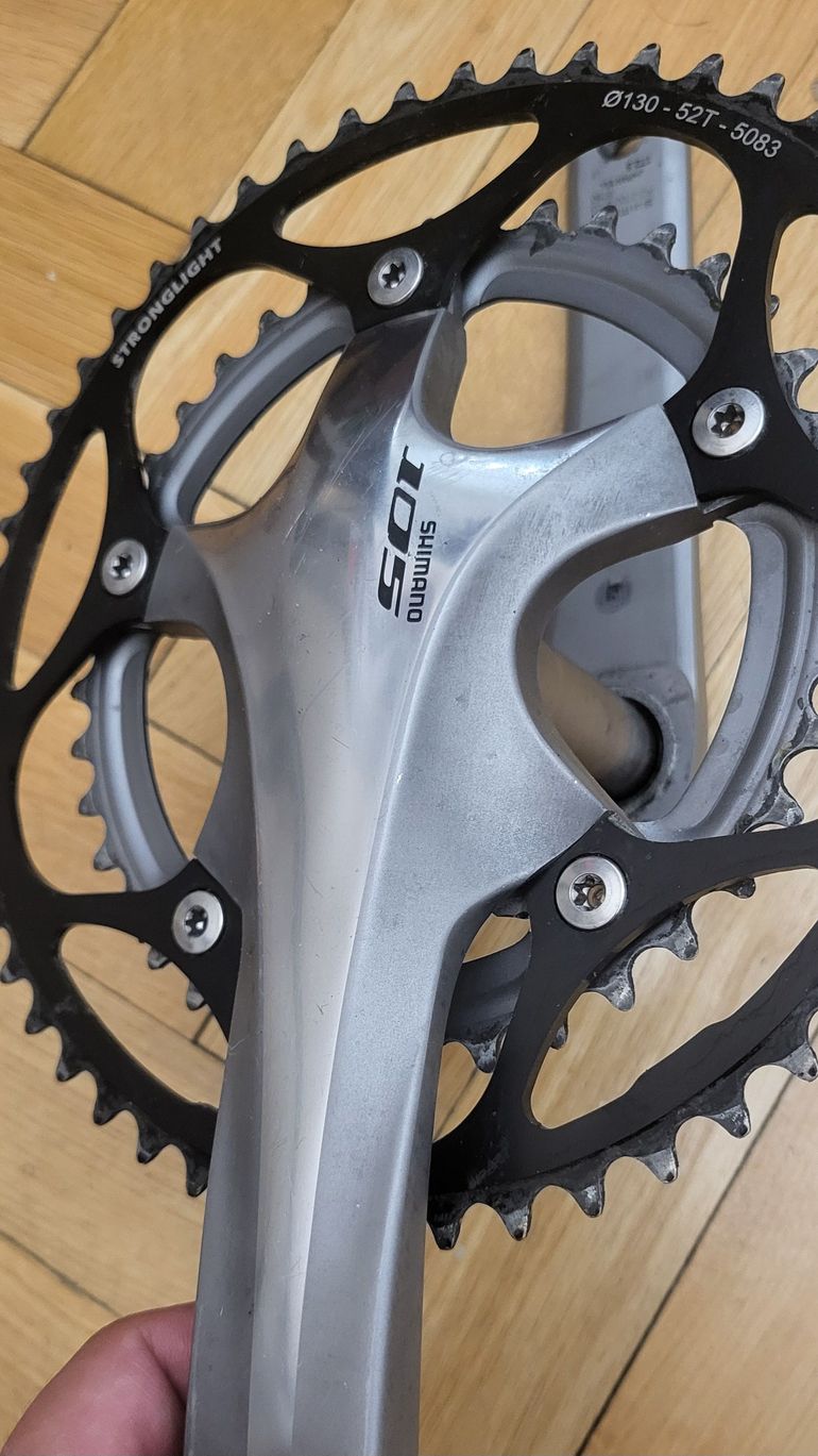 Used Shimano 105 crankset FC-5700 bike — image 2 of 6