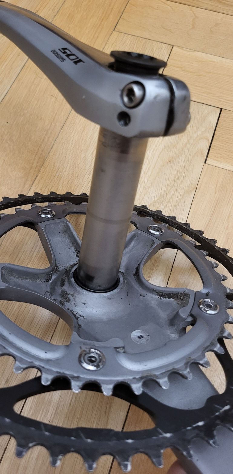 Used Shimano 105 crankset FC-5700 bike — image 6 of 6