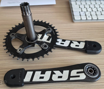 Used Sram Force Carbon Crankset 175 mm 38T bike — image 2 of 2