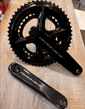 Used Shimano Dura-Ace FC-R9200-P Power Meter Crankset 172.5 mm bike