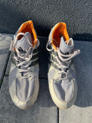 Used Adidas Track and Field Spikes Running Shoes