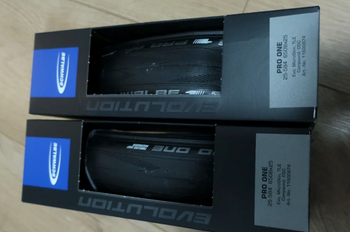 Used Schwalbe Pro One Evo MicroSkin TLE tyre 650B x 25 2025 bike