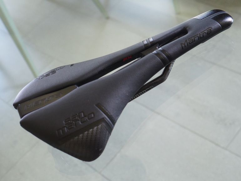 Used Selle San Marco Mantra Carbon FX Wide Saddle bike — image 1 of 7