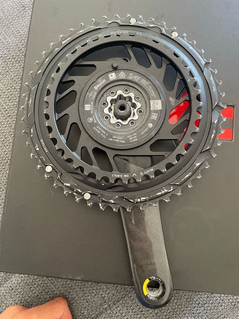 Used Sram Force eTap AXS D2 Powermeter double 12v 2024 bike — image 3 of 7