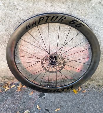 Used Stealth Raptor 55 Carbon Disc WheelsetTubeless Ready Shimano bike — image 6 of 6