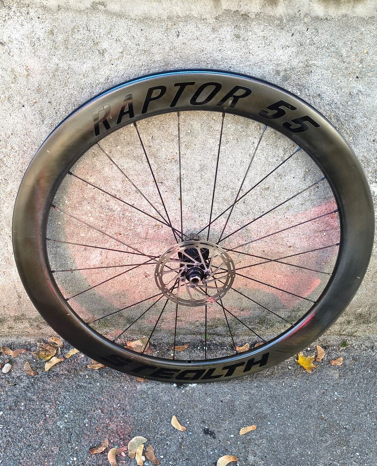 Used Stealth Raptor 55 Carbon Disc WheelsetTubeless Ready Shimano bike — image 4 of 6