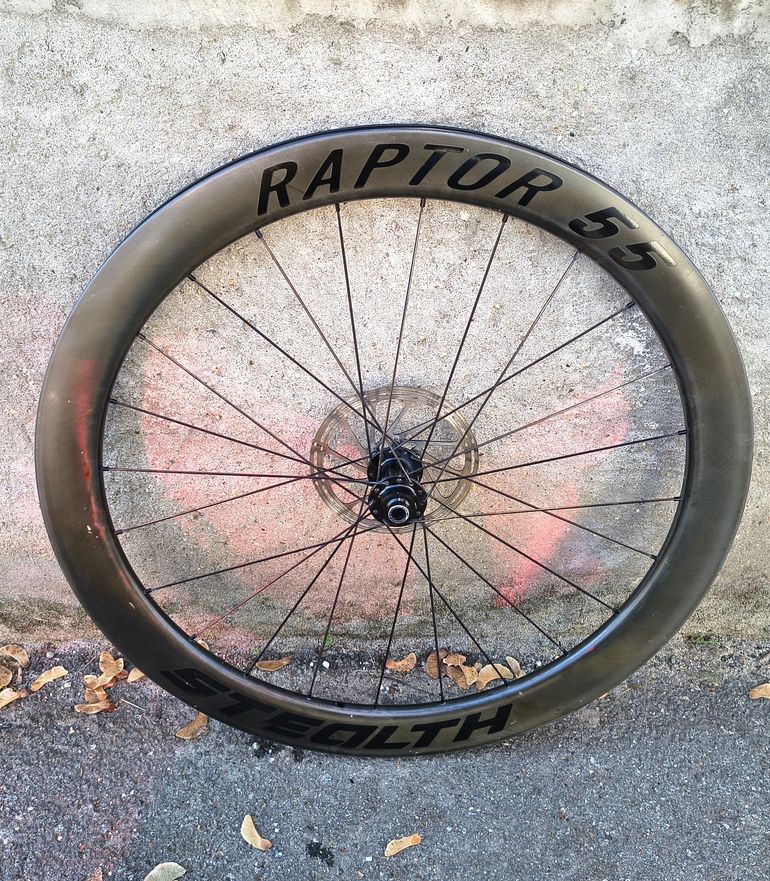 Used Stealth Raptor 55 Carbon Disc WheelsetTubeless Ready Shimano bike — image 5 of 6