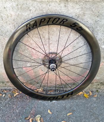 Used Stealth Raptor 55 Carbon Disc WheelsetTubeless Ready Shimano bike — image 3 of 6