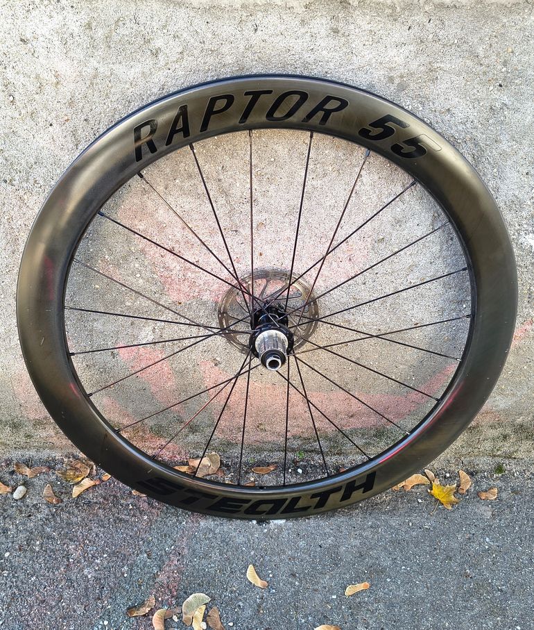 Used Stealth Raptor 55 Carbon Disc WheelsetTubeless Ready Shimano bike — image 3 of 6