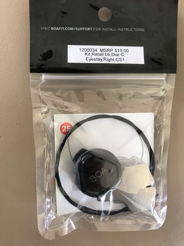 Used Lake L6 Repair Kit Right bike — image 2 of 3