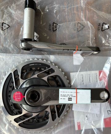 Gebrauchtes Sram RED D1 DUB 2x12 Powermeter 48/35t 172.5 mm Drivetrain & Pedals