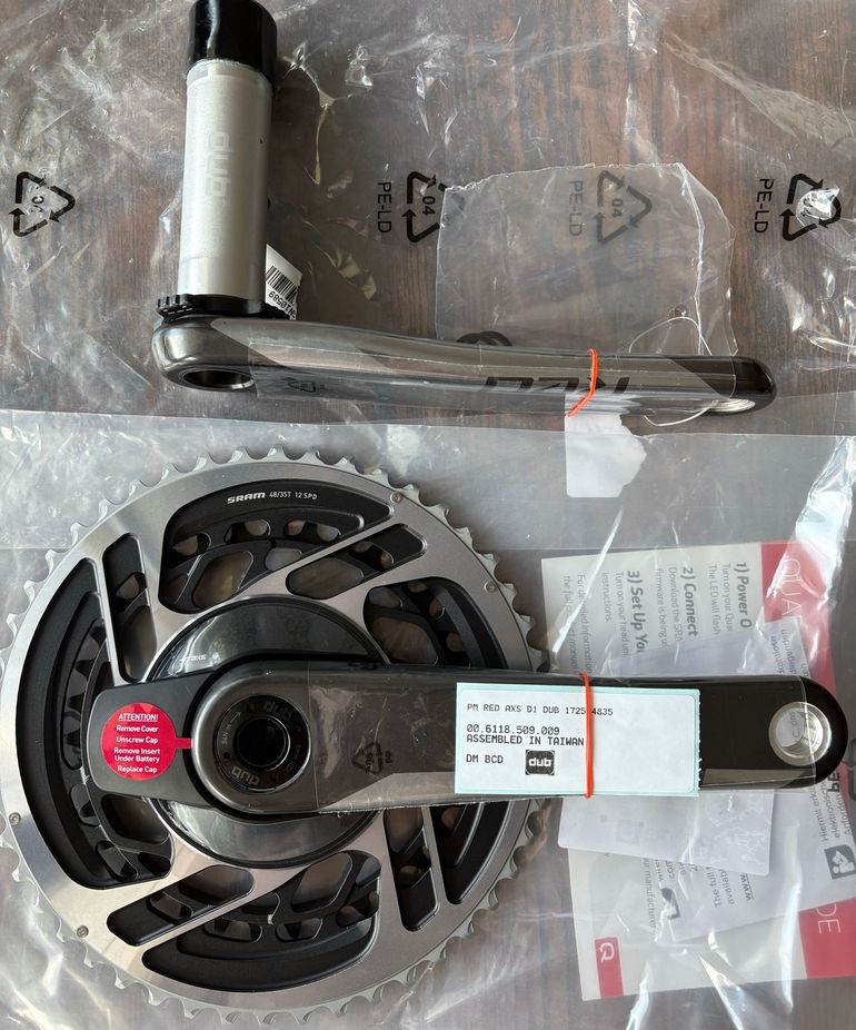 Used Sram RED D1 DUB 2x12 Powermeter 48/35t 172.5 mm bike — image 1 of 5