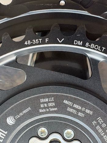 Used Sram RED D1 DUB 2x12 Powermeter 48/35t 172.5 mm bike — image 5 of 5