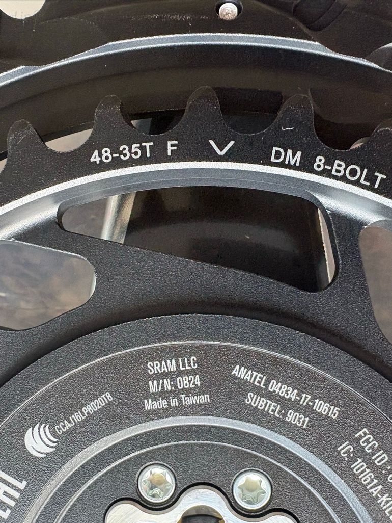 Used Sram RED D1 DUB 2x12 Powermeter 48/35t 172.5 mm bike — image 5 of 5